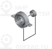 Промежуточная опора алюминий
 BMW 26127588544