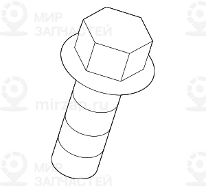 Винт Torx M10X20-10.9 ZNS
 BMW 31103413500