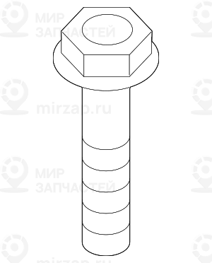 Болт с шестигранной головкой и буртиком M12X1,5X50-10.9
 BMW 31106768934