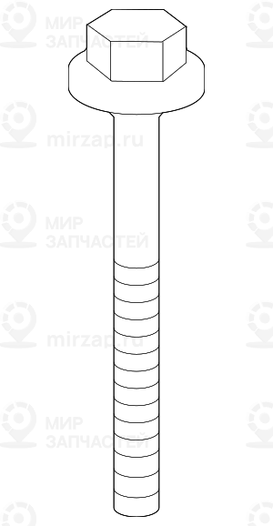Болт с шестигранной головкой с шайбой M12X1,5X120
 BMW 31106769441