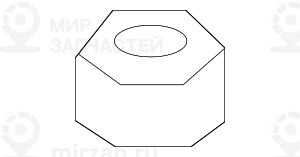 Self-locking hex nut
 BMW 31106779396