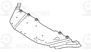 Панель жесткости
 BMW 31106858282