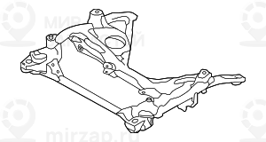 Подрамник передний
 BMW 31106872118