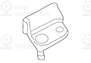 Кронштейн датчика дорожного просвета П
 BMW 31121094088