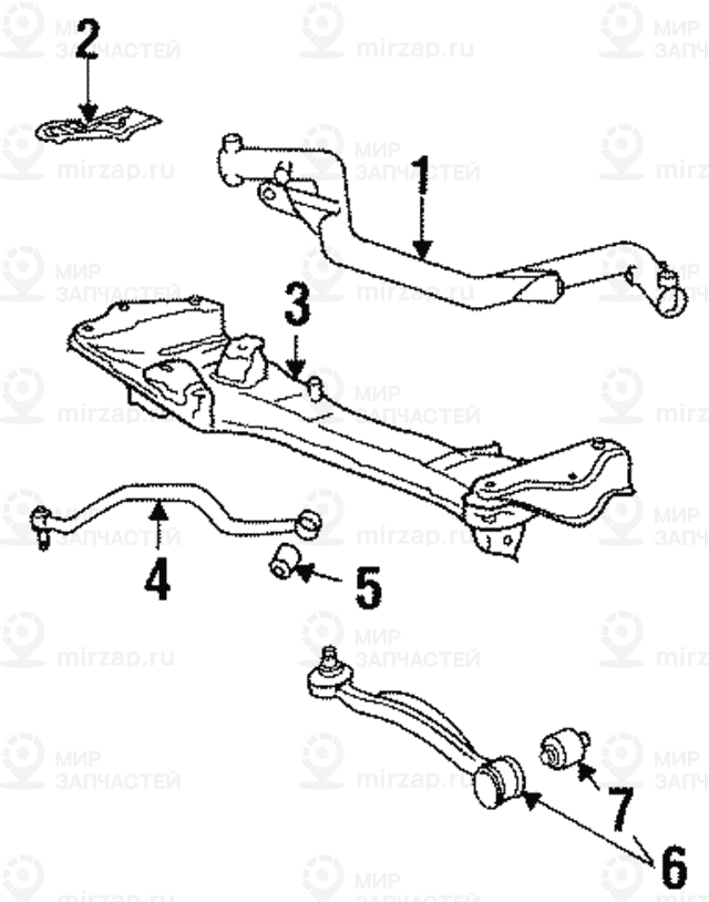 Резинометаллический шарнир
BMW 31122226528