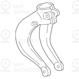Крепление амортизационной стойки л
 BMW 31126851591