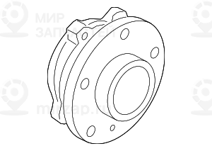 Radnabe Mit Lager Vorne
 BMW 31202286606