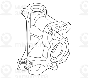 Schwenklager Links
 BMW 31206878609
