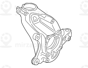 Schwenklager Rechts
 BMW 31216876646