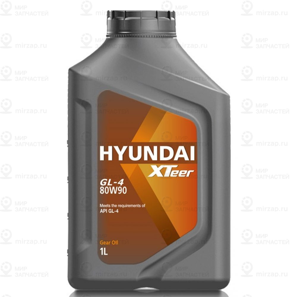 Масло Трансмиссионное Hyundai Xteer Gear Oil 80W 1 Л 1011018
 HYUNDAI XTEER 1011018