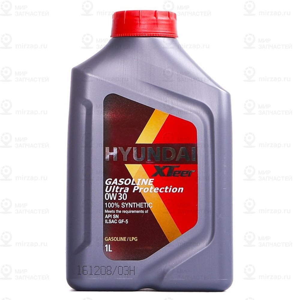 Масло Моторное Hyundai Xteer Gasoline Ultra Protection 0W-30 1 Л 1011122 HYUNDAI XTEER 1011122