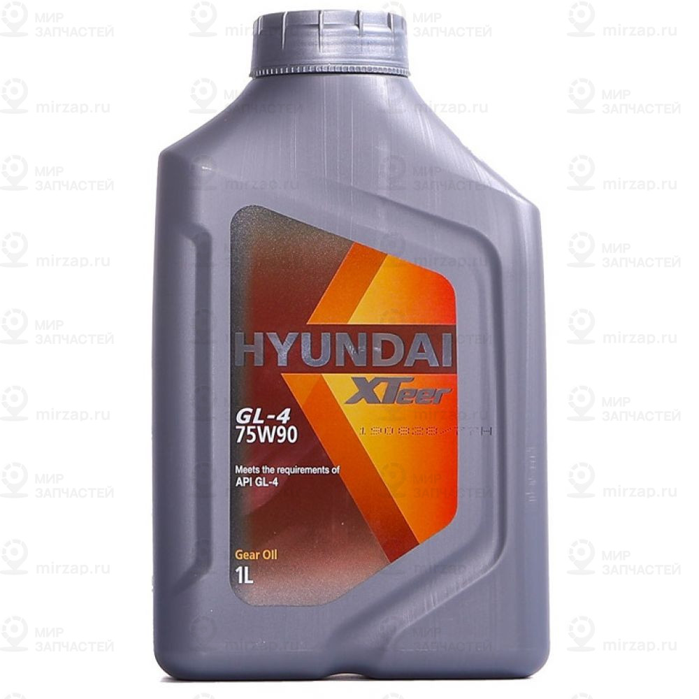 Масло Трансмиссионное Hyundai Xteer Gear Oil-4 75W90 1 Л 1011435
 HYUNDAI XTEER 1011435