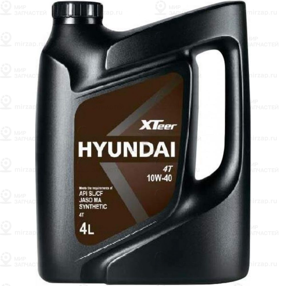 Масло Моторное Hyundai Xteer Moto 4T 10W40 - 4 Литра
 HYUNDAI XTEER 1041016