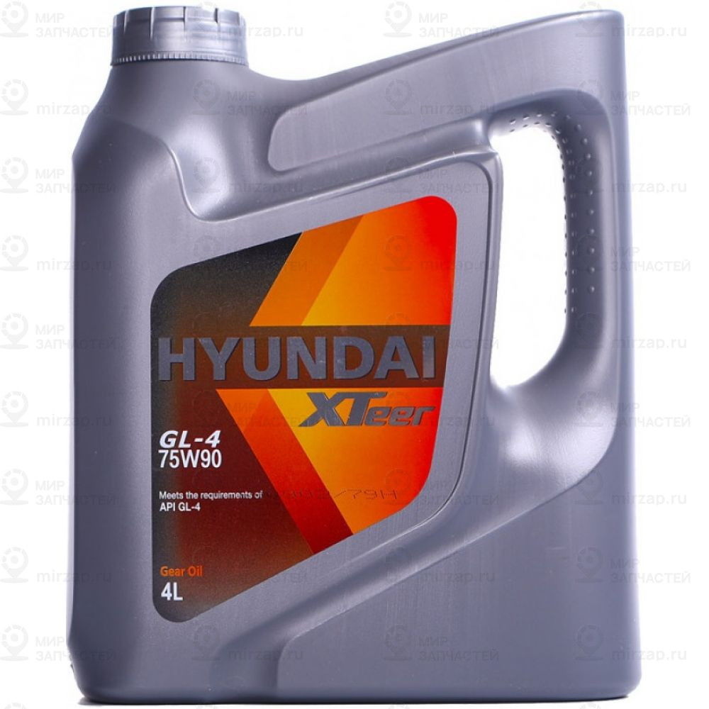Трансмиссионное Масло Xteer Gear Oil-4 75W-90 4Л 1041435
 HYUNDAI XTEER 1041435
