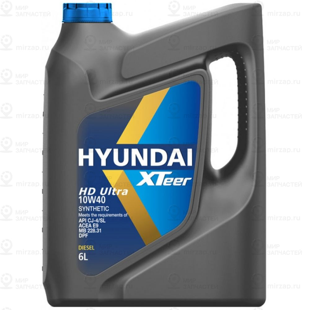 Масло Моторное Hyundai Xteer Diesel Hd Ultra 10W-40 6 Л 1061004 HYUNDAI XTEER 1061004