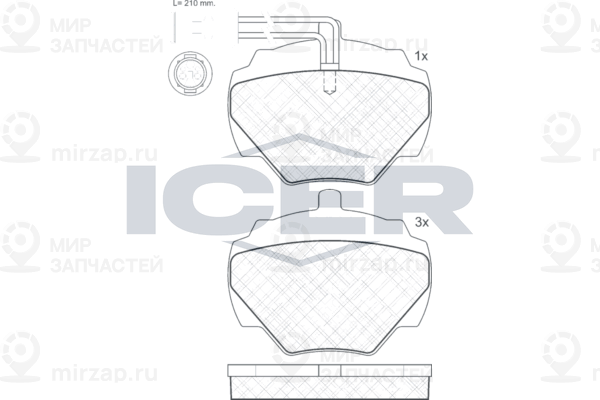 Запчасть ICER 140702