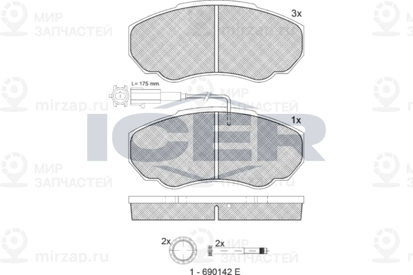 Запчасть ICER 141523066