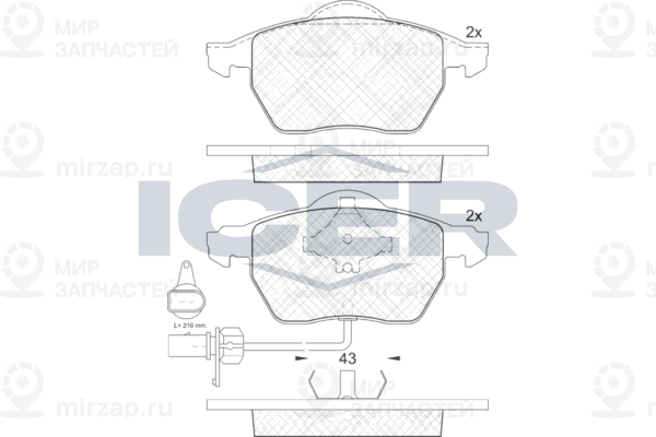 Запчасть ICER 181331203