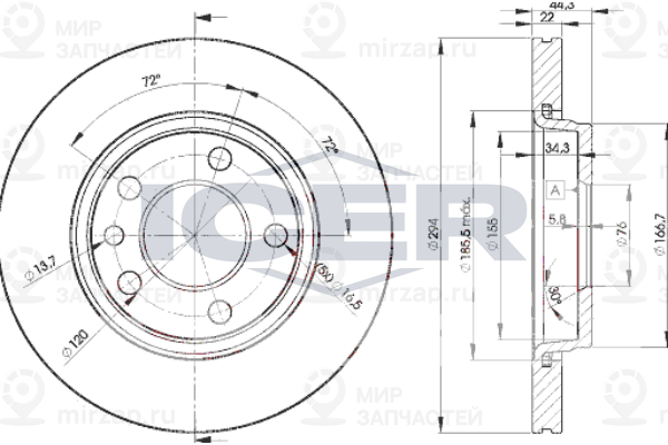 Запчасть ICER 78BD30212
