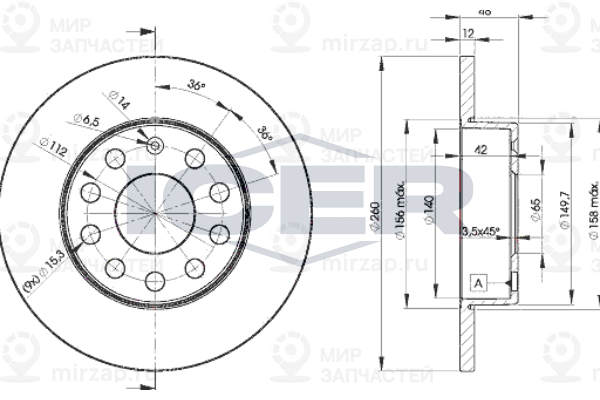 Запчасть ICER 78BD53102