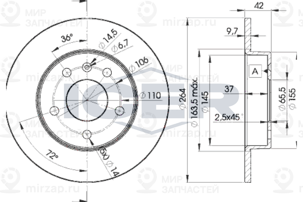 Запчасть ICER 78BD91102