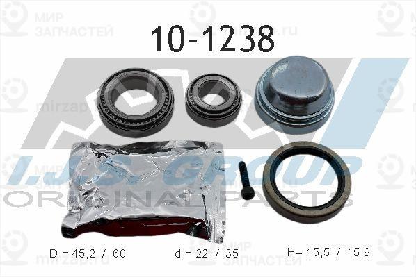 Комплект подшипника ступицы колеса IJS 101238