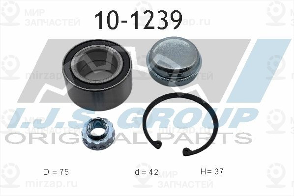 Комплект подшипника ступицы колеса IJS 101239