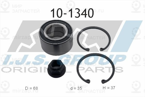 Комплект подшипника ступицы колеса IJS 101340