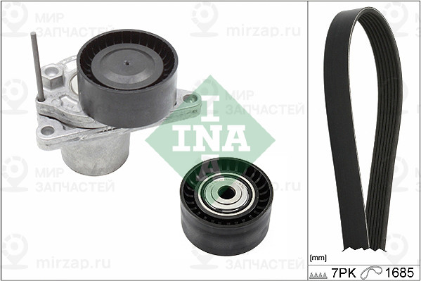 Комплект Ремня Приводного Mb/Nissan/Renault Dci INA 529024610
