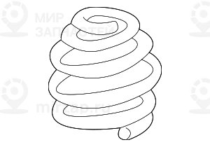 витая пружина передняя
 BMW 31331093072