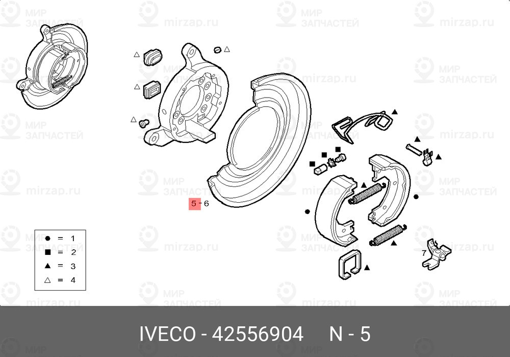 Запчасть IVECO 42556904