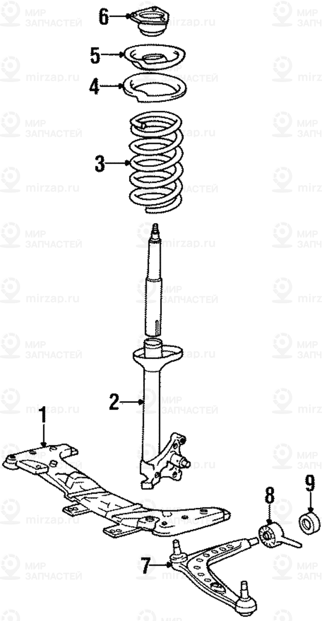 Верхняя опора амортизационной стойки
 BMW 31331139452