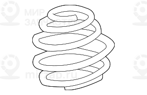 витая пружина передняя
 BMW 31336756966