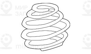 витая пружина передняя
 BMW 31336761324