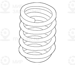 витая пружина передняя
 BMW 31336767379