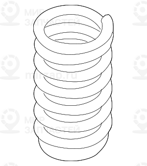 витая пружина передняя
 BMW 31336773049