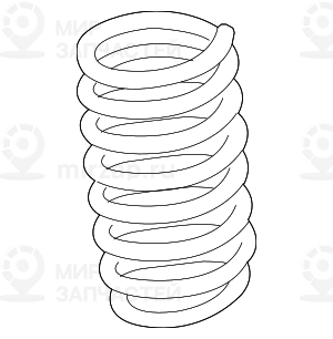 витая пружина передняя
 BMW 31336786767