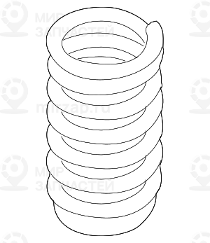 витая пружина передняя
 BMW 31336786768