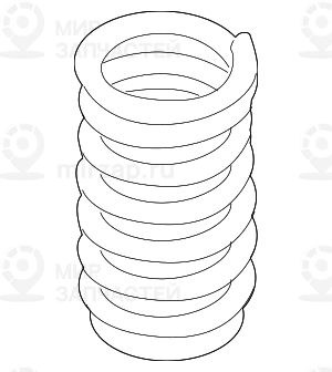 витая пружина передняя
 BMW 31336786771