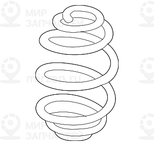 витая пружина передняя
 BMW 31336787135
