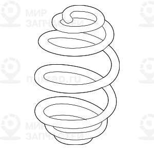 витая пружина передняя
 BMW 31336787142