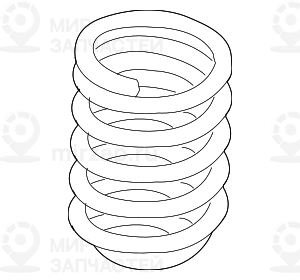 витая пружина передняя
 BMW 31336851715