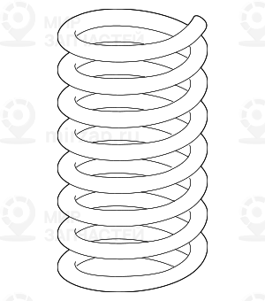 Витая пружина передняя
 BMW 31336862235