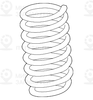 Schraubenfeder Vorne
 BMW 31336885612