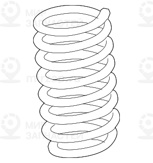 Schraubenfeder Vorne
 BMW 31336891962