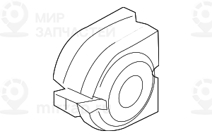 Резинометаллич.шарнир стабилизатора D=24.6MM
 BMW 31356761591