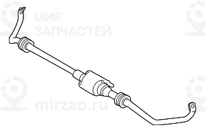 Стабилизатор с резиномет.шарниром Пд
 BMW 31356775429