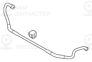 Стабилизатор с резиномет.шарниром Пд 25MM/21,2MM
 BMW 31356792118