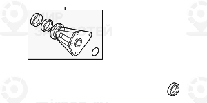 Опорный кронштейн
BMW 31537500850