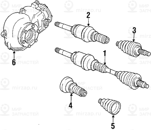 Ремонтный комплект гофрир.кожуха Внутр
 BMW 31601226161
